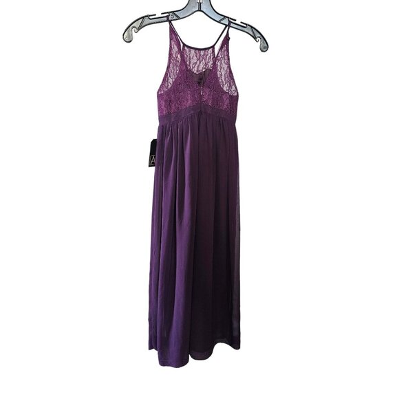 Purple Chiffon Child's Dress - Picture 3 of 3